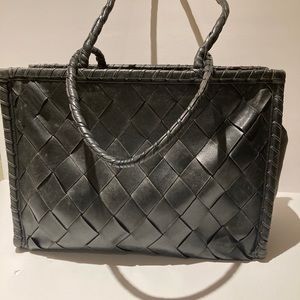 Donna Karan leather tote